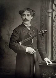 Pablo de Sarasate y Navascues (1844-1908), Spanish Violinist and Composer, Portrait Photograph